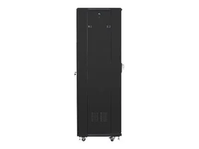 Lanberg - Rack kabinet - gulvstående - sort, RAL 9004 - 37U - 19
