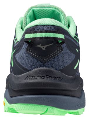 Chaussures Trail Mizuno Wave Mujin 10 Bleu/Vert Homme