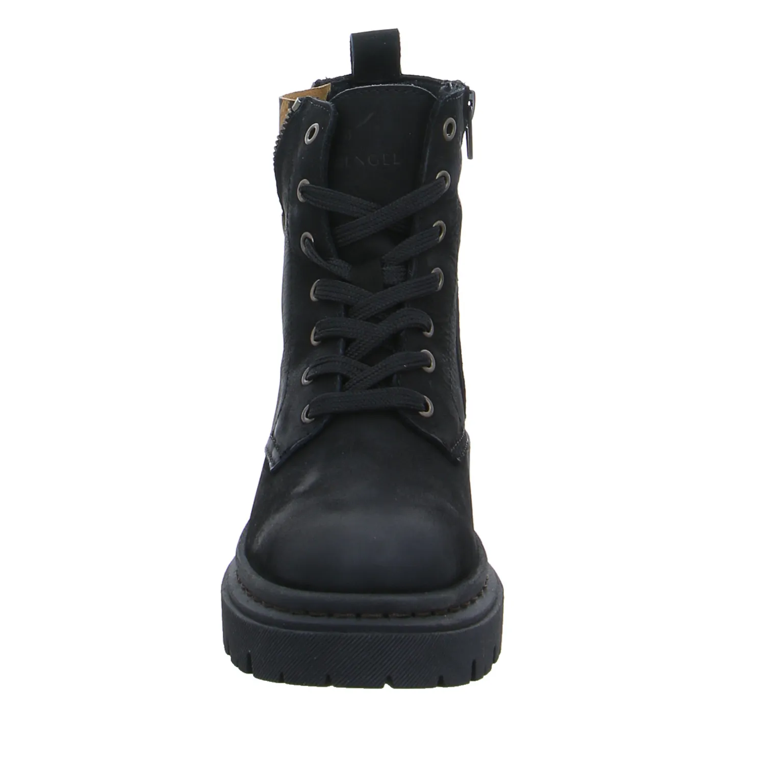 SCHUHENGEL Boot Schwarz Leder