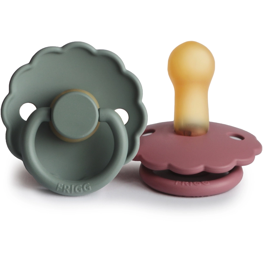 FRIGG Schnuller Daisy Dusty RoseLily pad 6-18 Monate