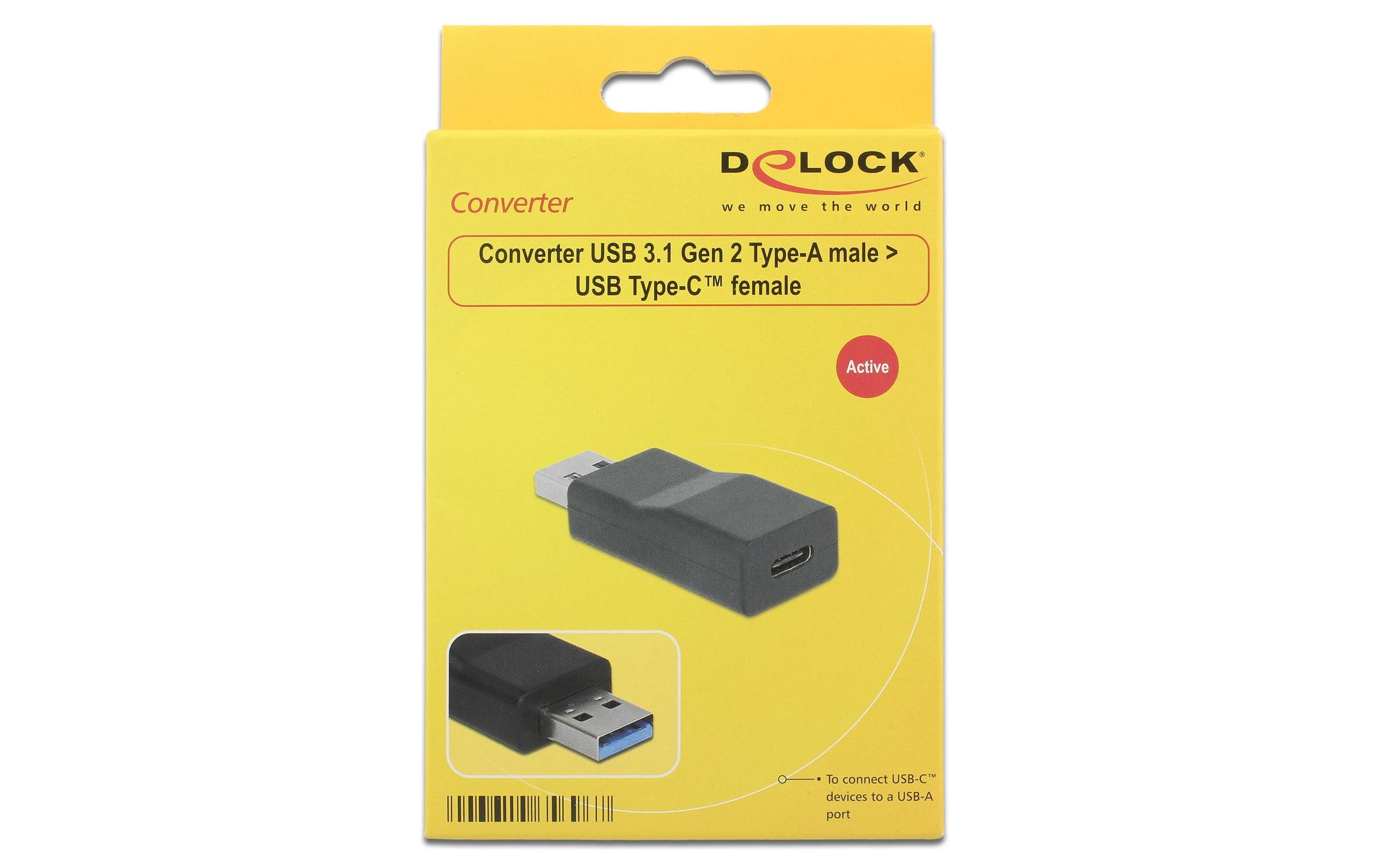 USB 3.1 Adapter USB-A Stecker - USB-C BuchseUSB-C Konverter