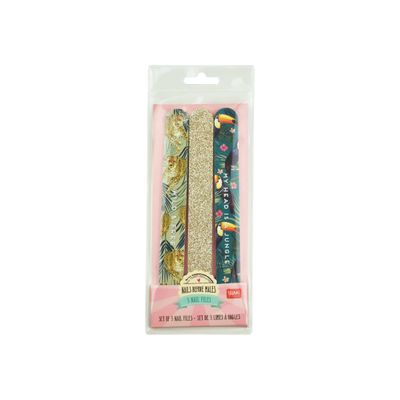 Legami - Set de 3 lime à ongles - motif jungle