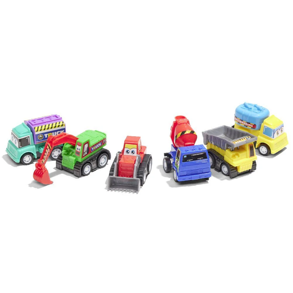 Lot de 6 jouets véhicules de chantier