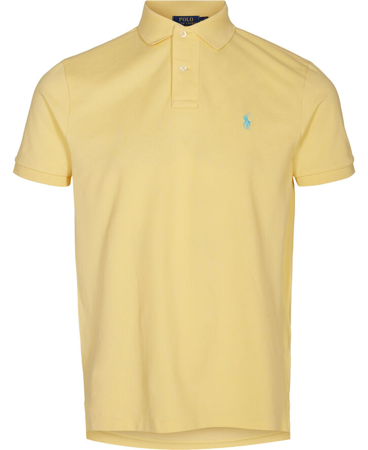 Polo Ralph Lauren Custom Slim Fit Mesh Polo Shirt Empire yellow/c6103