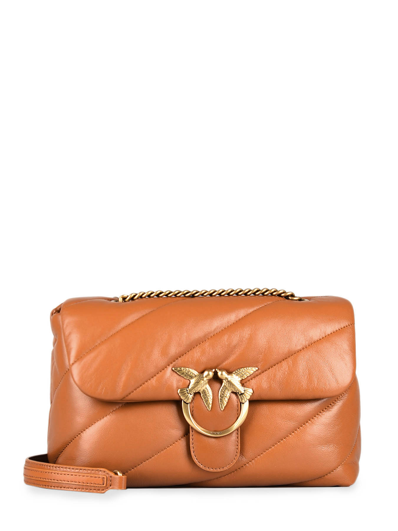 Sac bandoulire Classic Love Bag Puff Maxi Quilt cuir PINKO