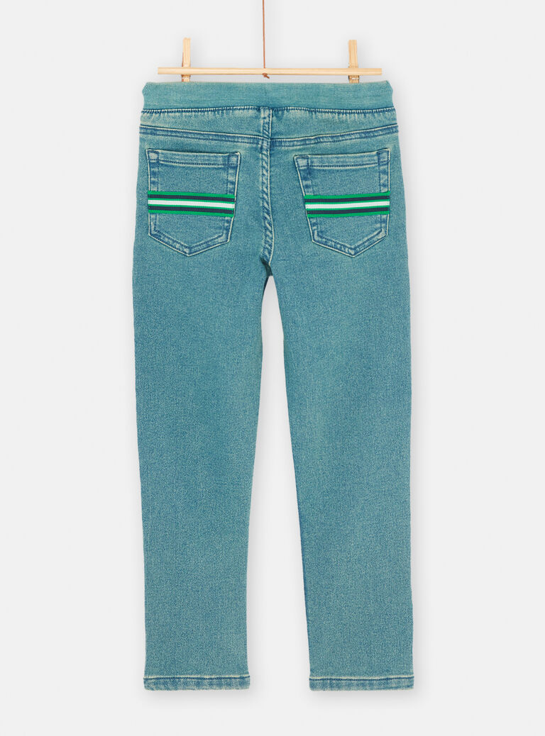Jean denim droit pour garçon