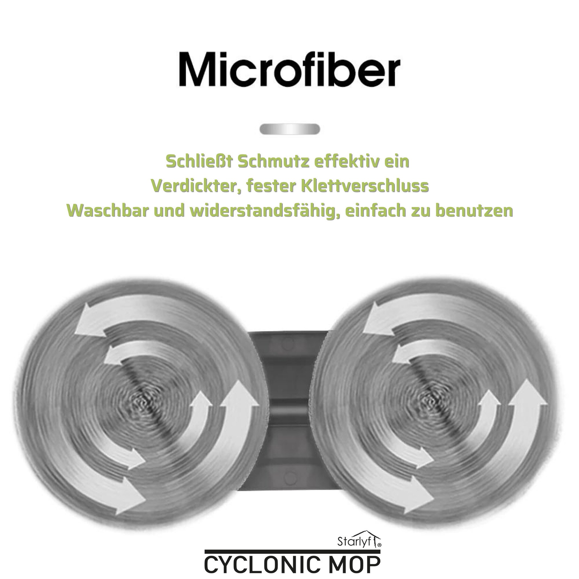 Starlyf® rotierender Bodenwischer Cyclonic Mop