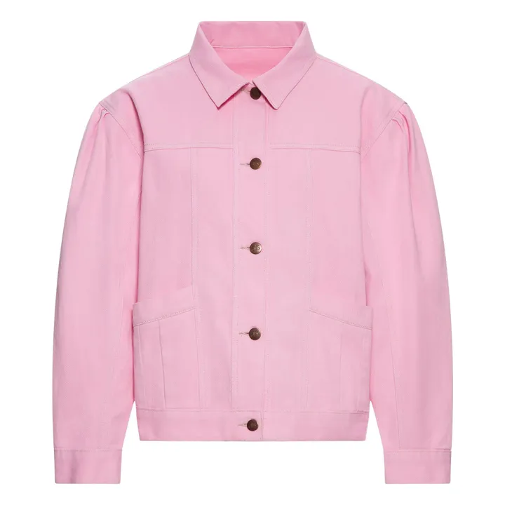 Alma Deia Veste en Denim Bio | Rose bonbon