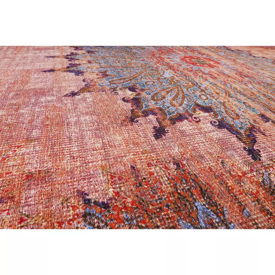 Wecon home Kurzflorteppich Rooftop rot,blau