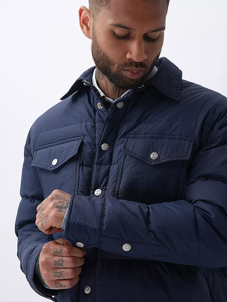 KENZO Steppjacke dunkelblau