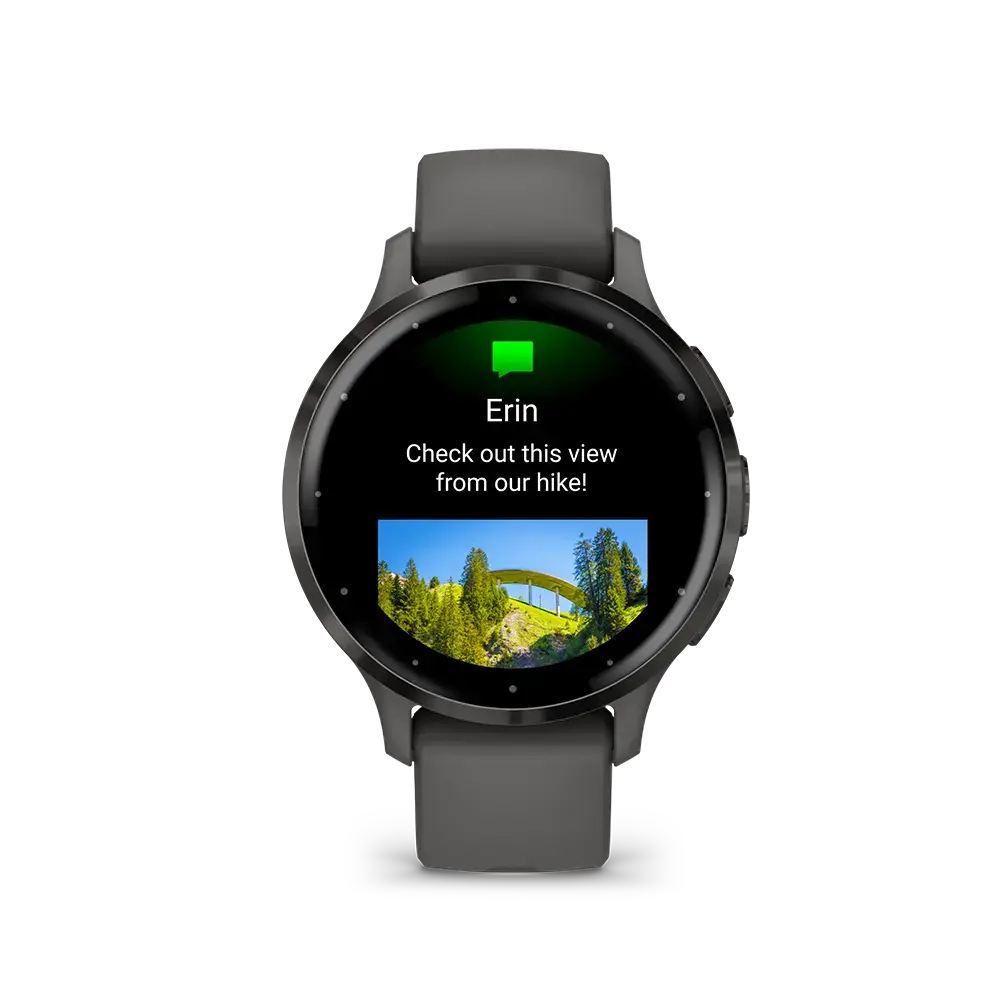 Garmin Venu 3S Wi-Fi GPS Sporthorloge Donkergrijs