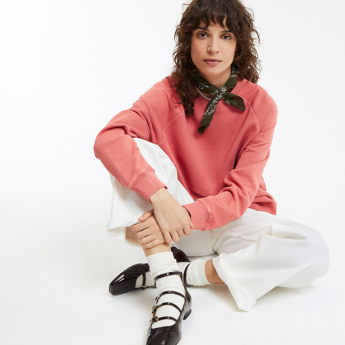 COLEÇÕES LA REDOUTE<br>Suéter com gola redonda