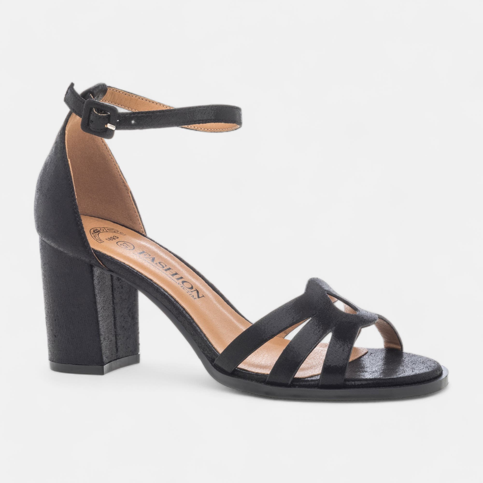 Nu-pieds à talon Femme noir