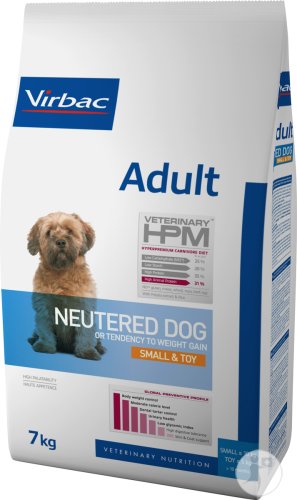 Virbac Veterinary HPM Adult Neutered Dog Small & Toy 7kg