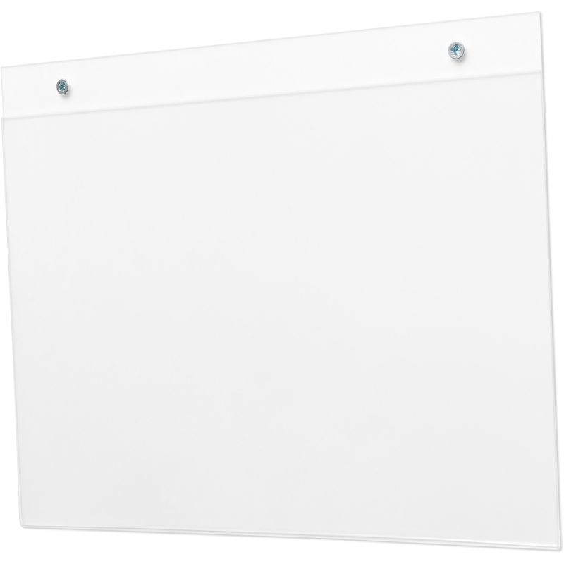 Deflecto Wandprospekthalter Classic, A4, quer, Wandmontage