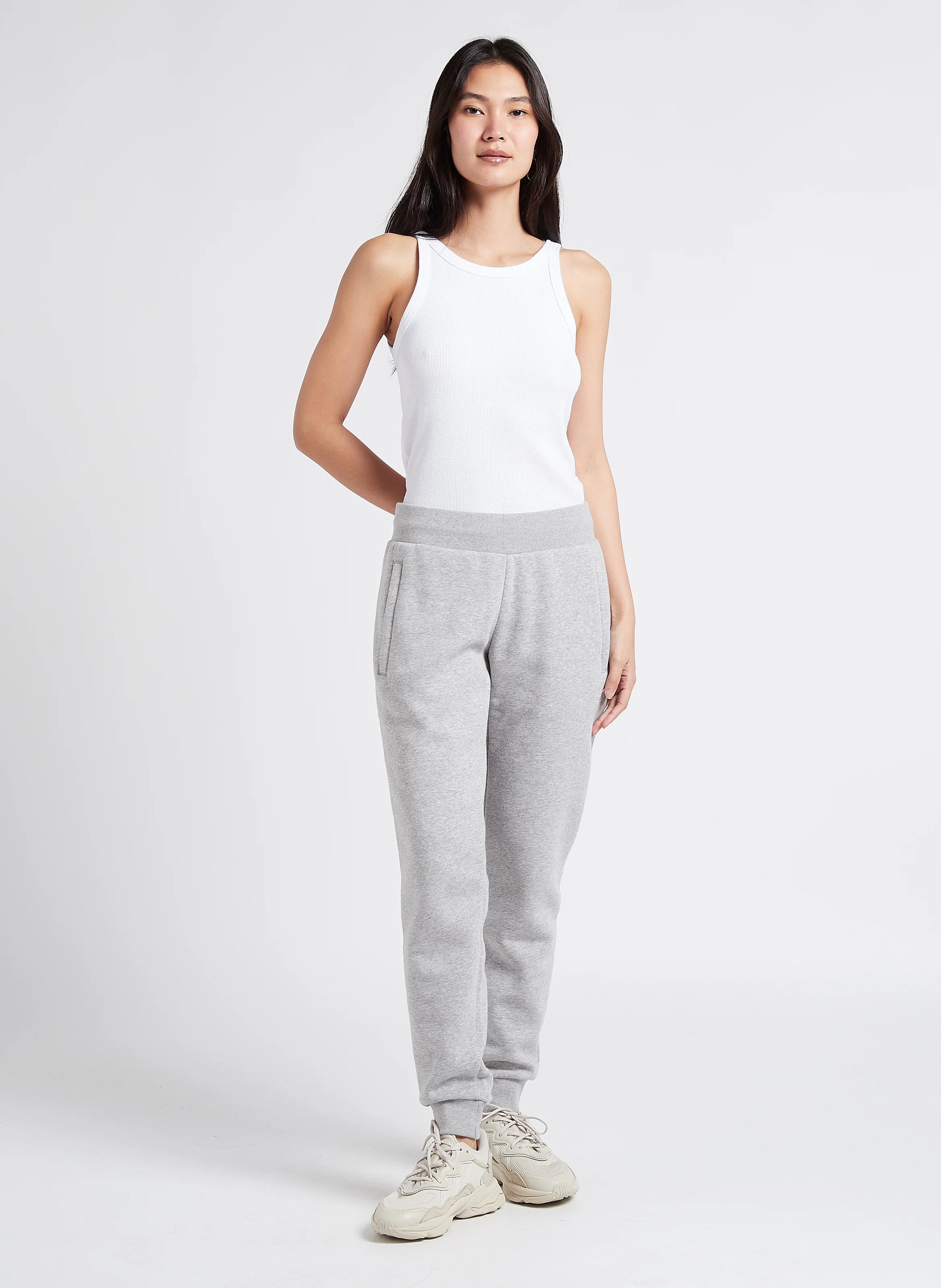 Jogging en coton| Gris