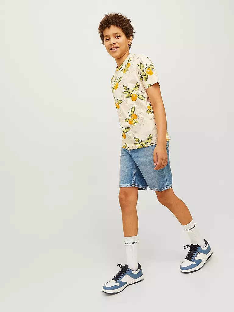 JACK & JONES Jungen Jeansshorts JJICHRIS JJORIGINAL hellblau
