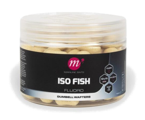 Appâts flottants Mainline ISO Fish Fluoro Dumbell 12x15mm
