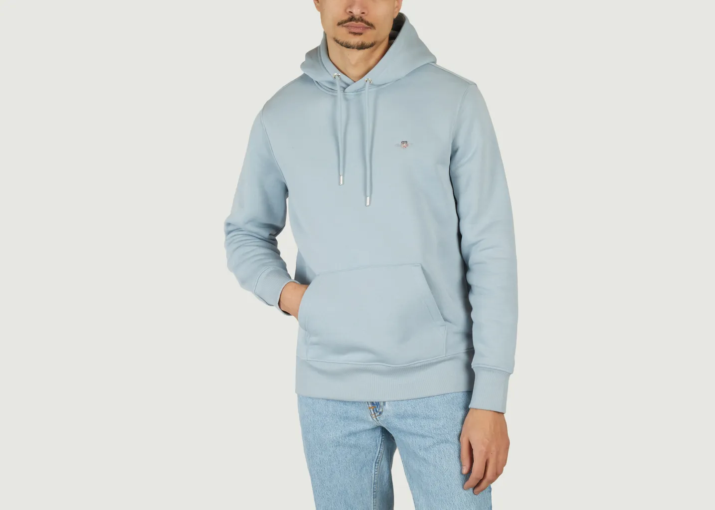 Hoodie coupe droite Shield Gant