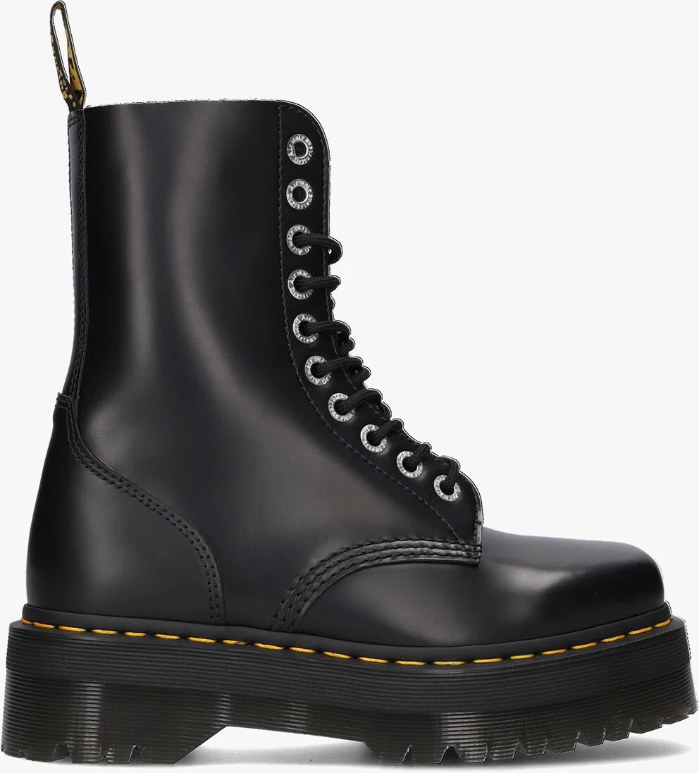 DR MARTENS zwarte dr martens veterboots 1490 quad squared