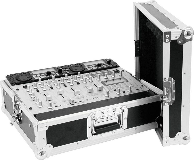 ROADINGER - Mixer-Case Profi - Flightcase - Zwart - Aluminium - 8HE