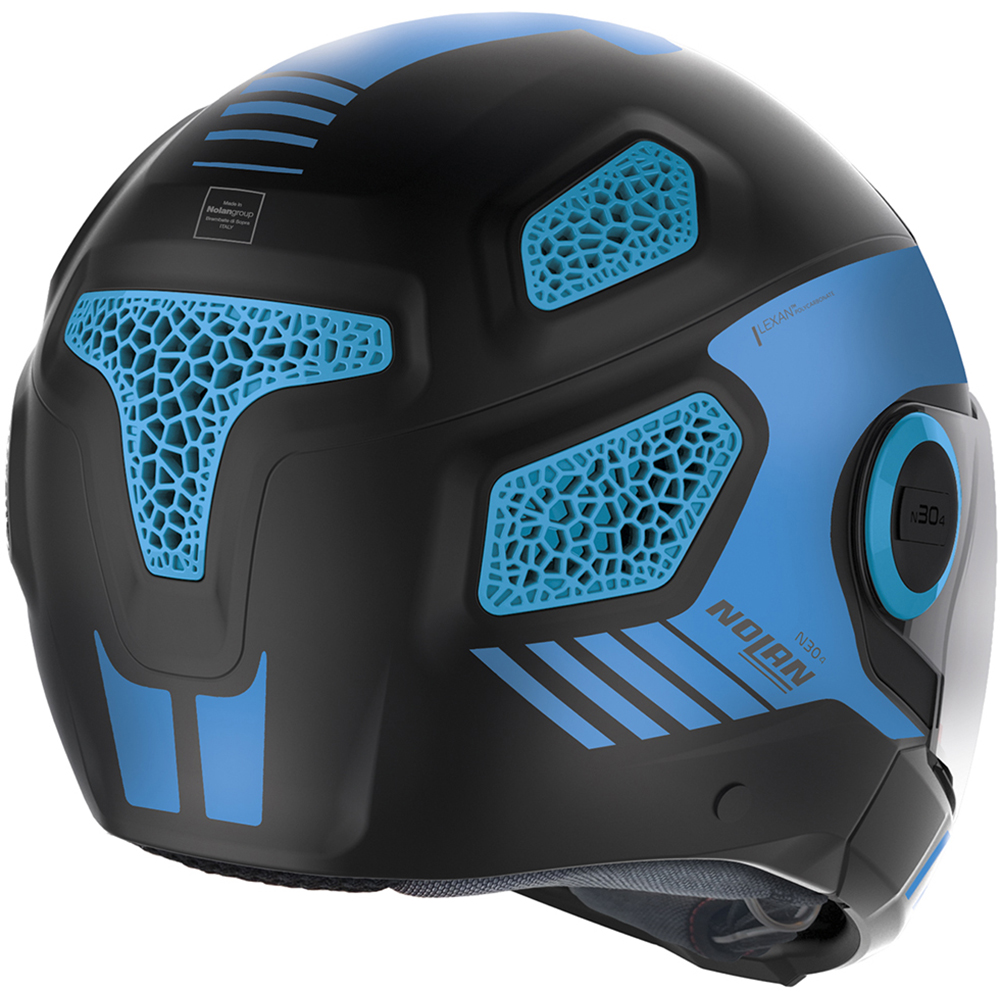 Nolan - Casque N30-4 VP Uncharted Noir Mat / Bleu