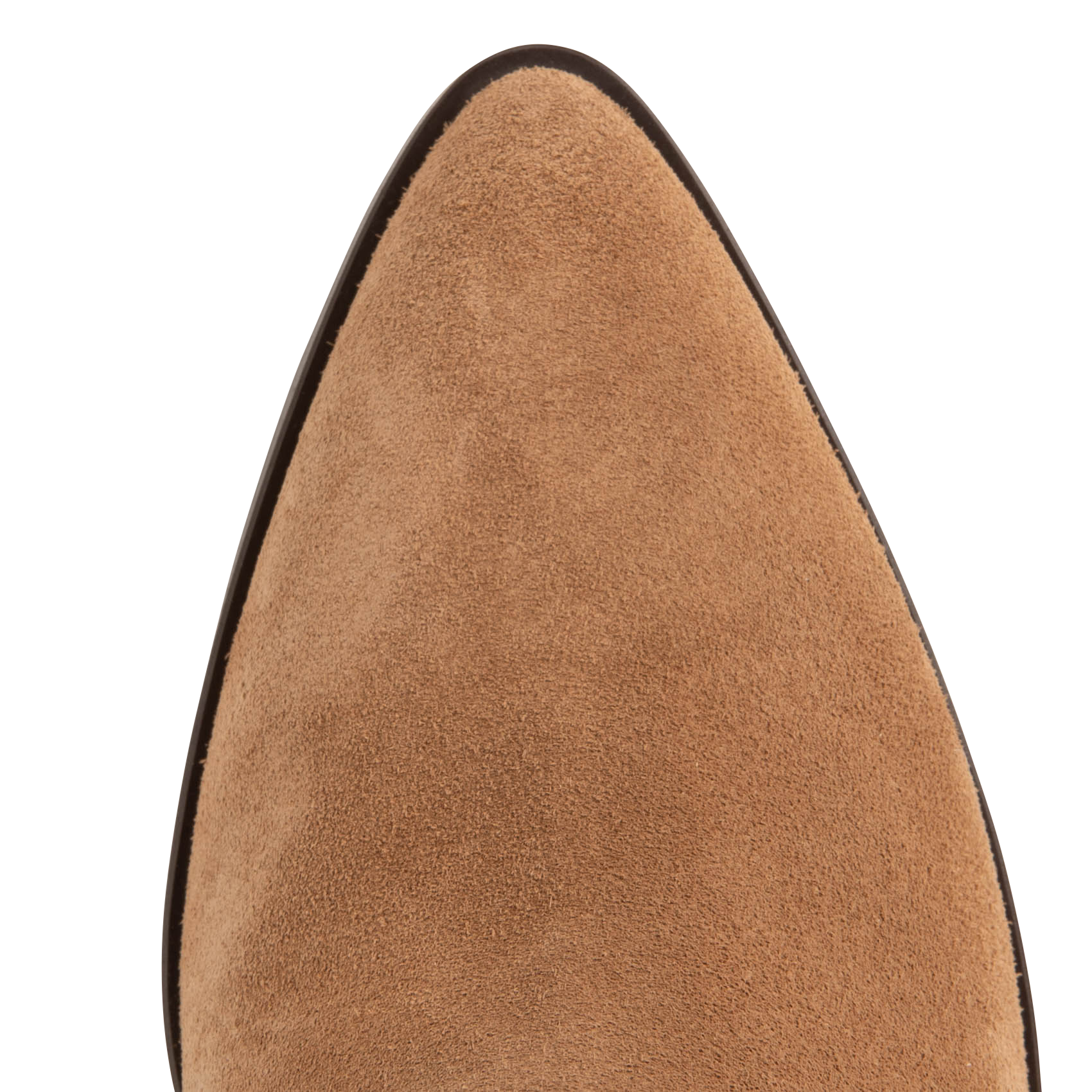 LUDIVINE - Bottines Chelsea en cuir velours| Beige