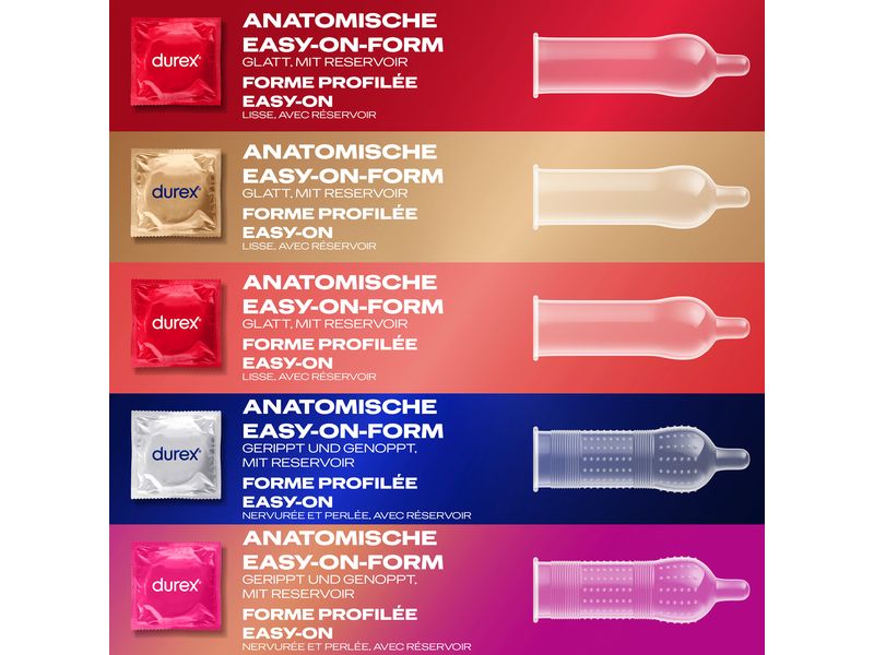 Durex Kondome Love Mix 18 Stück Hochwertige Präservative zur sicheren Verhütung