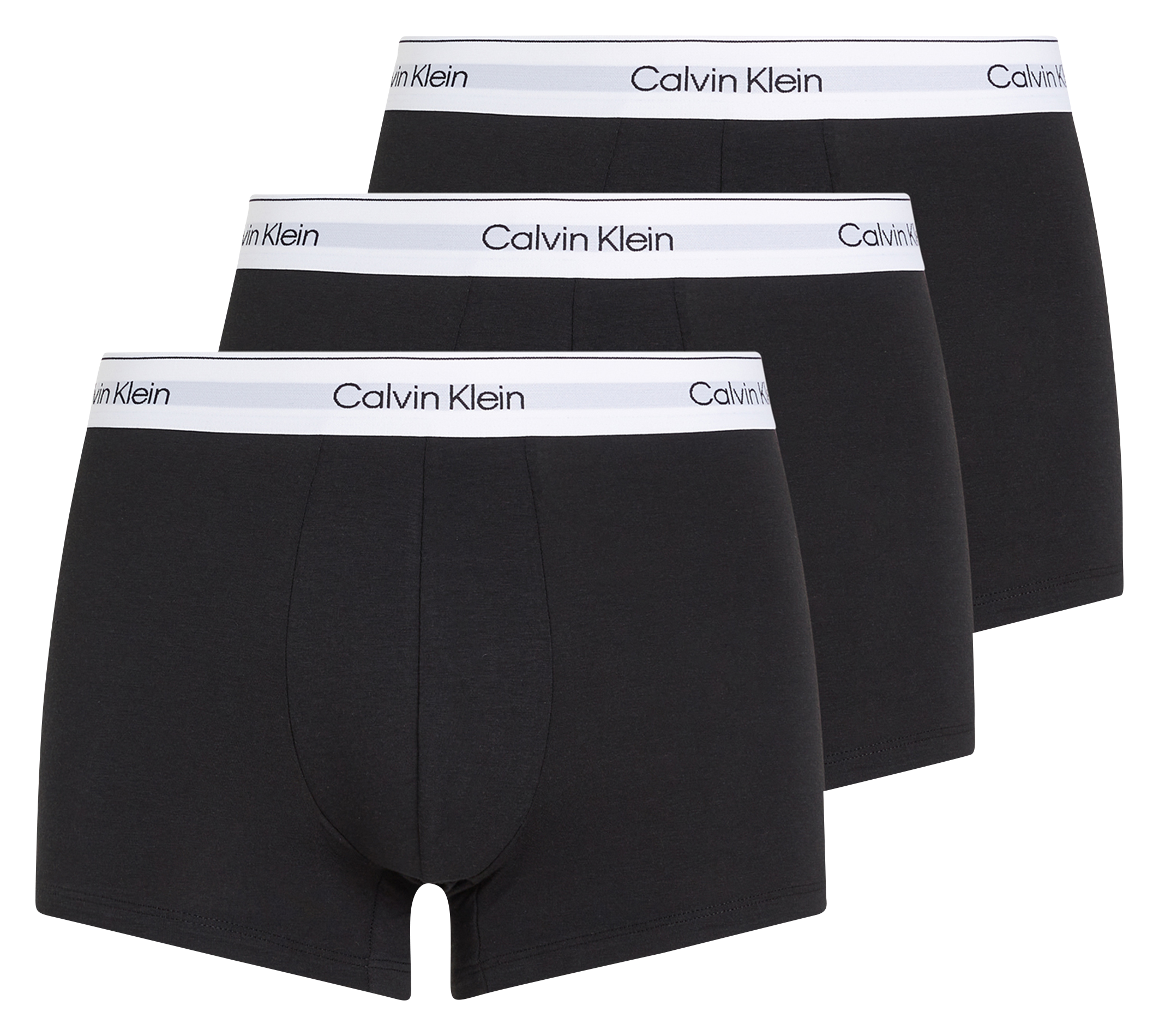 Lot de trois caleçons en coton mélangé | Noir