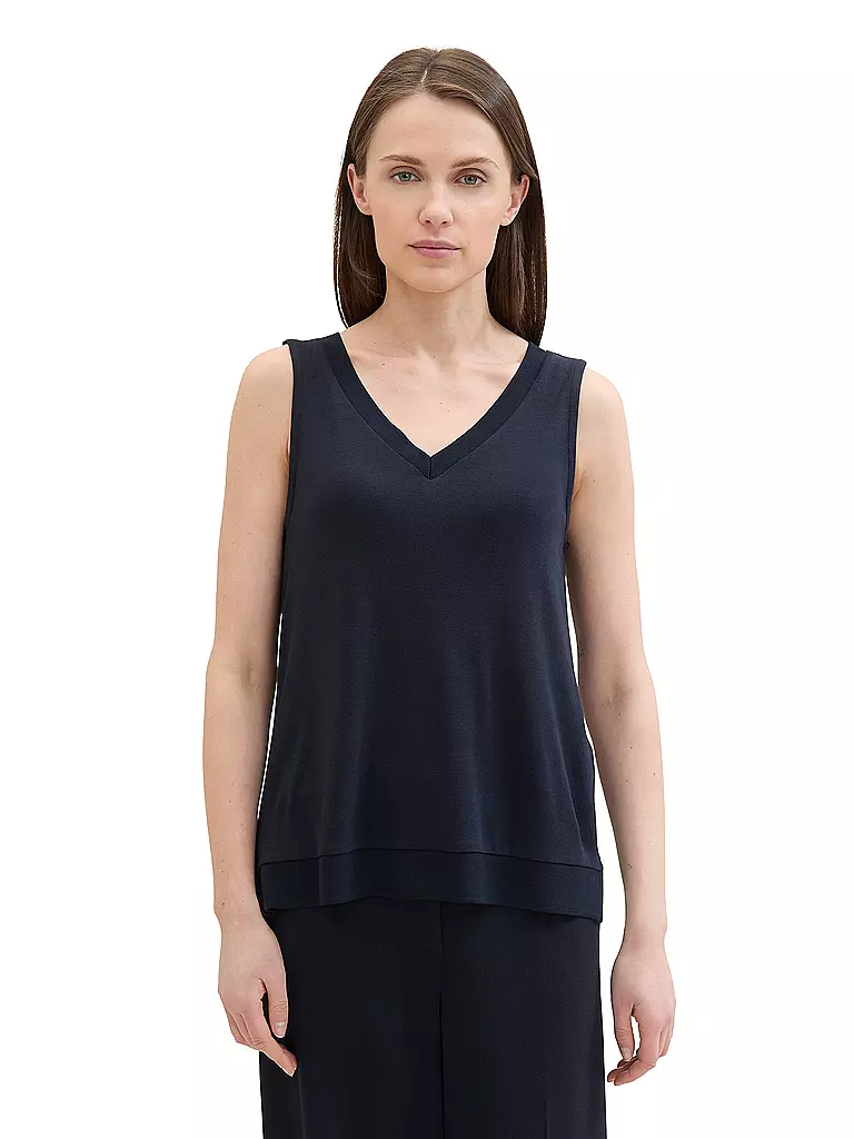 TOM TAILOR Top blau