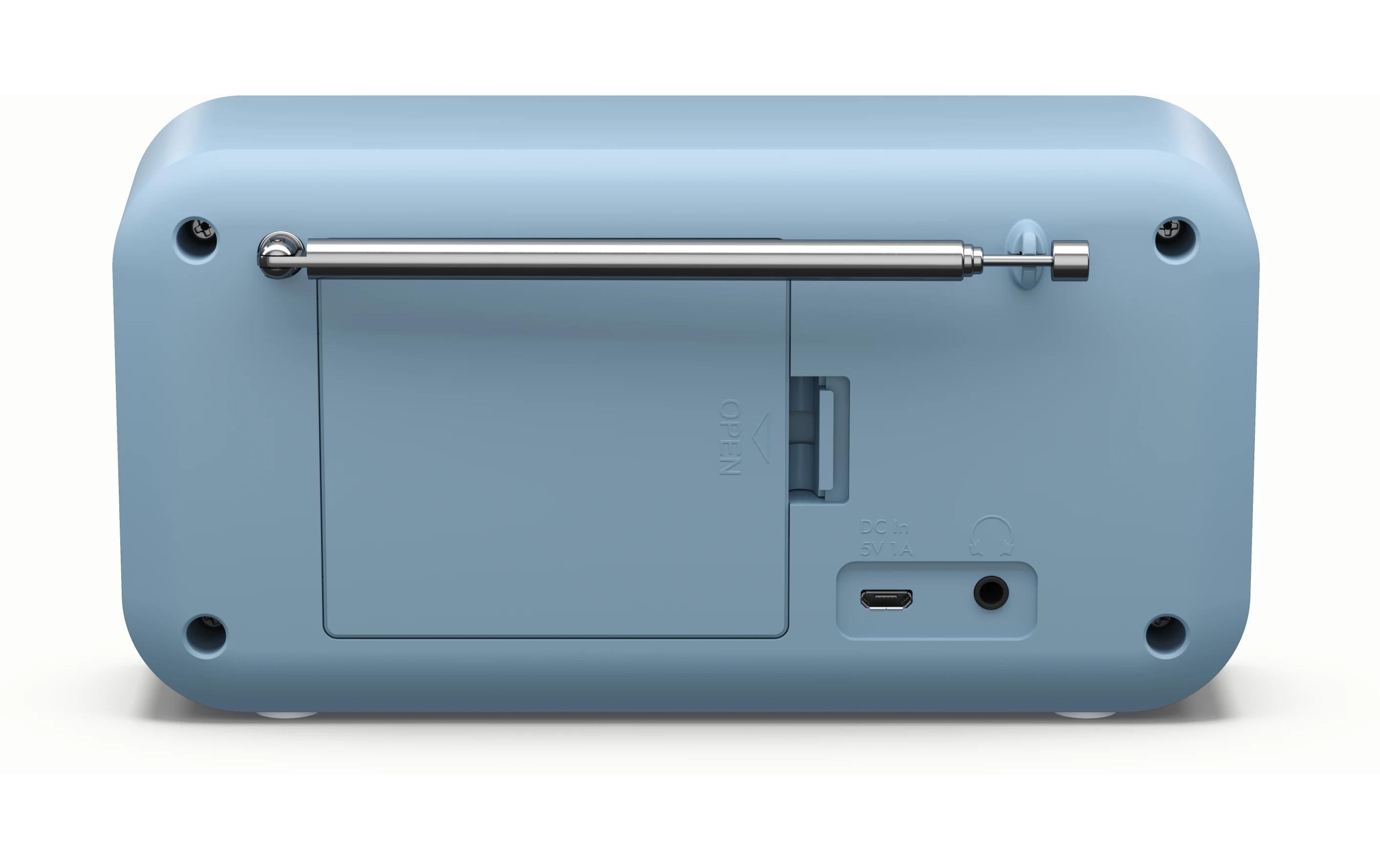 DAB+ Radio DR-P420 – BlauTragbares Digitalradio mit Bluetooth