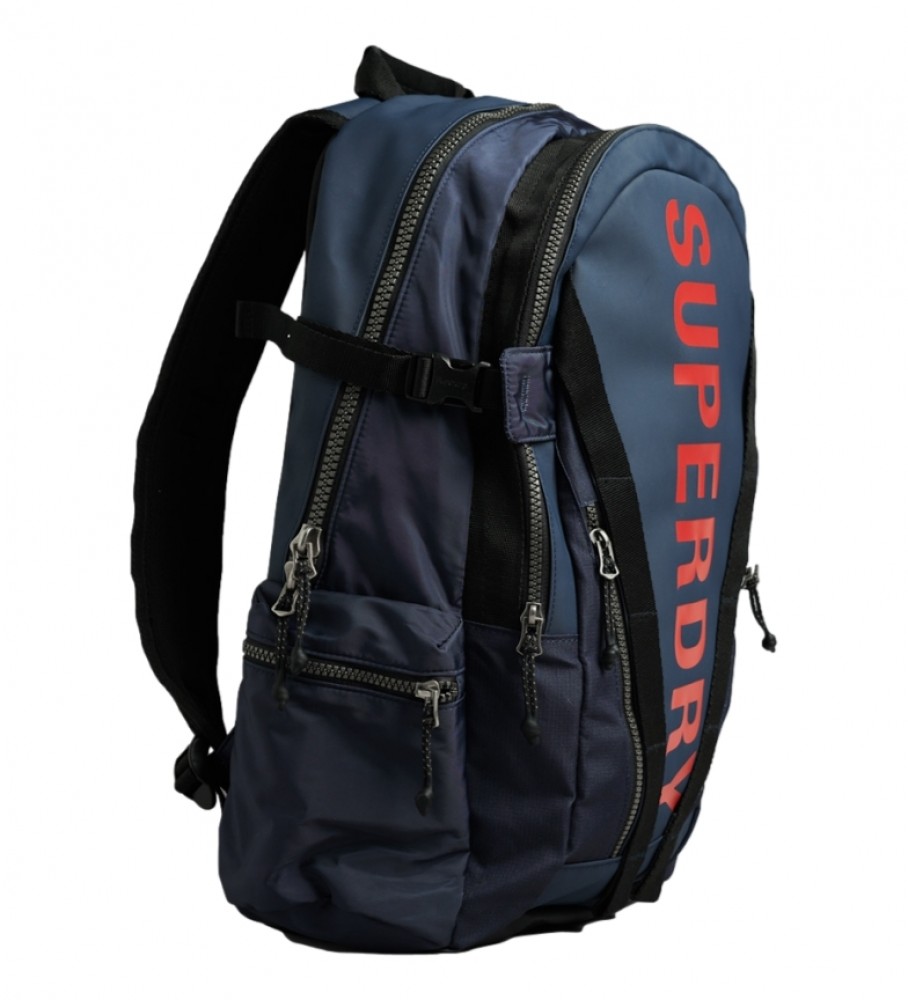 Mochila Superdry Mountain Graphic Canvas Azul Marinho