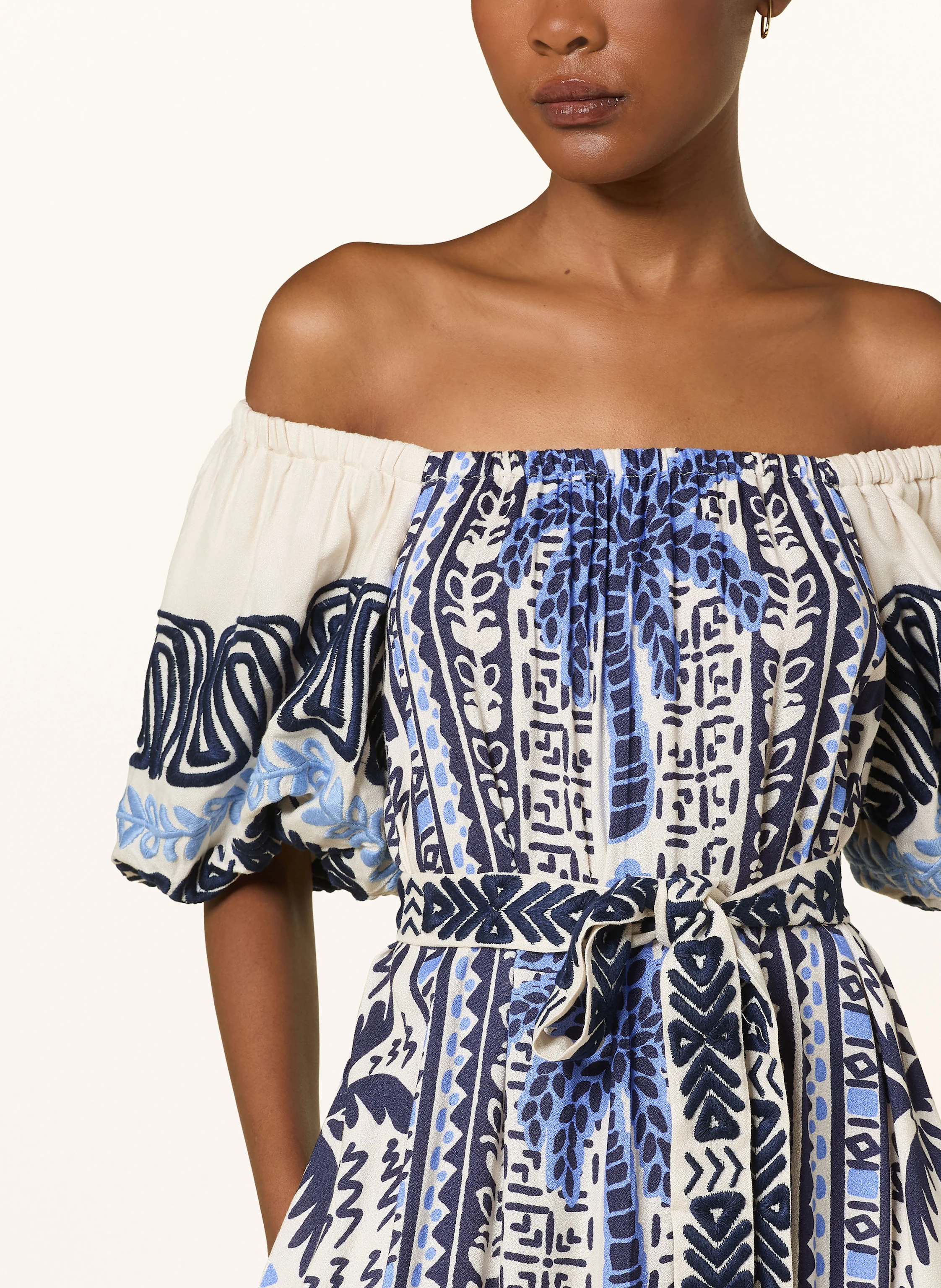 MISS JUNE Off-Shoulder-Kleid