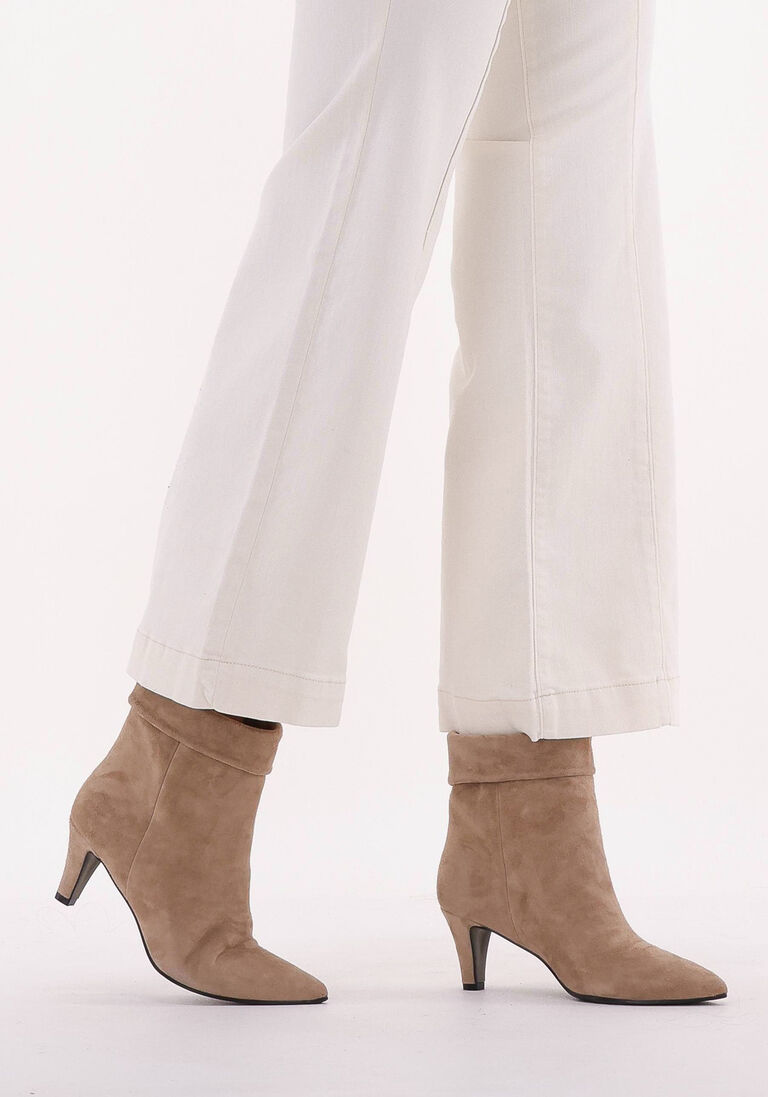 NOTRE-V beige notre-v enkellaarsjes 13166