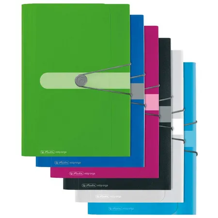 Herlitz Fächermappe PP A4 Beere 12 Fächer easy orga to go