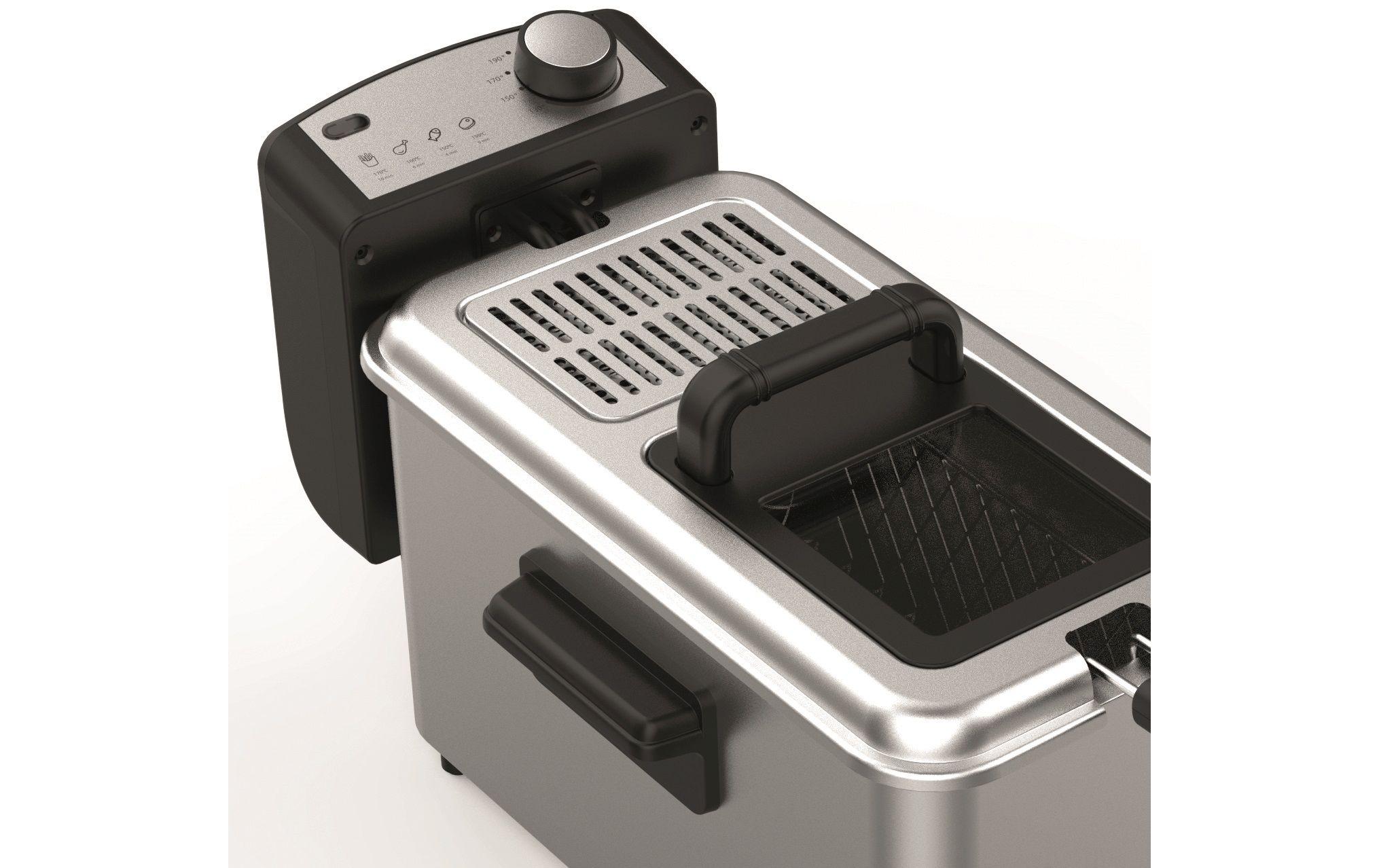 Fritteuse Inox, 1 kgKaltzonenfritteuse