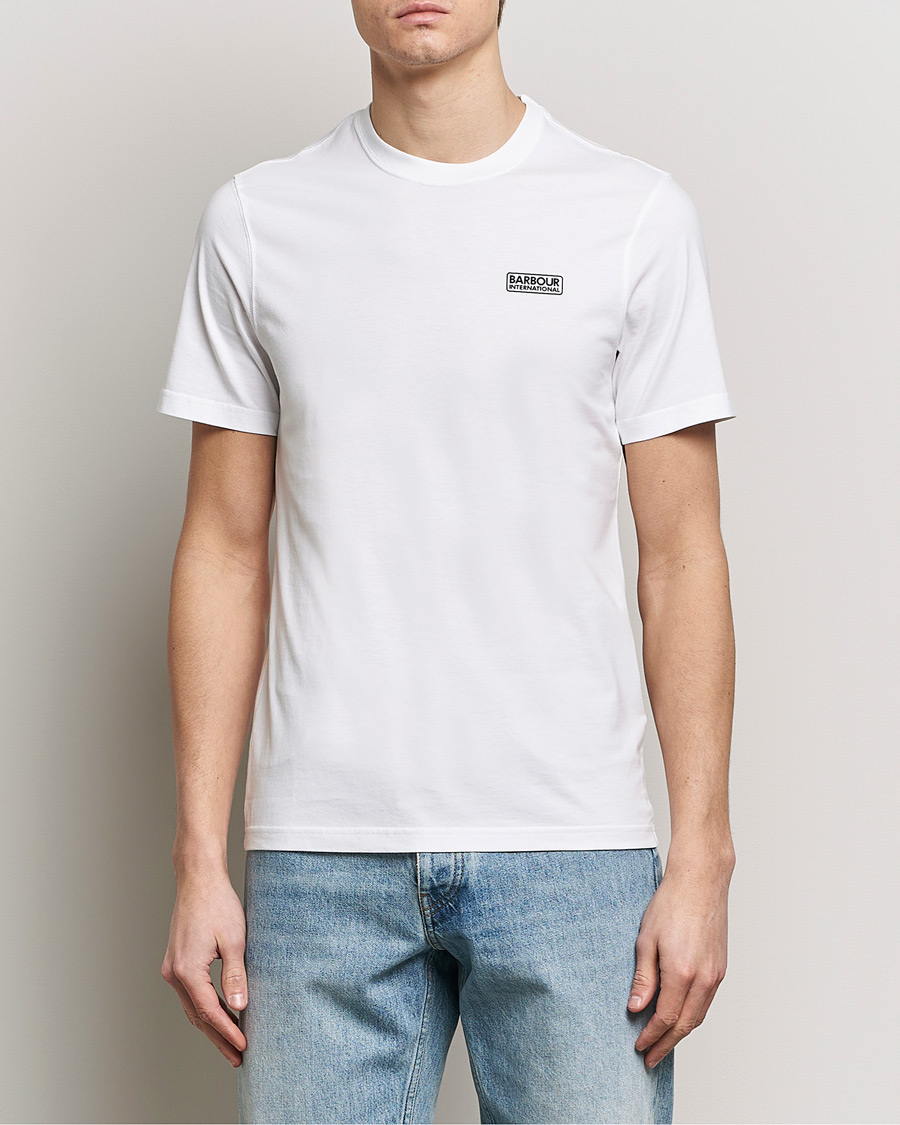 Barbour International Small Logo T-Shirt White/Black