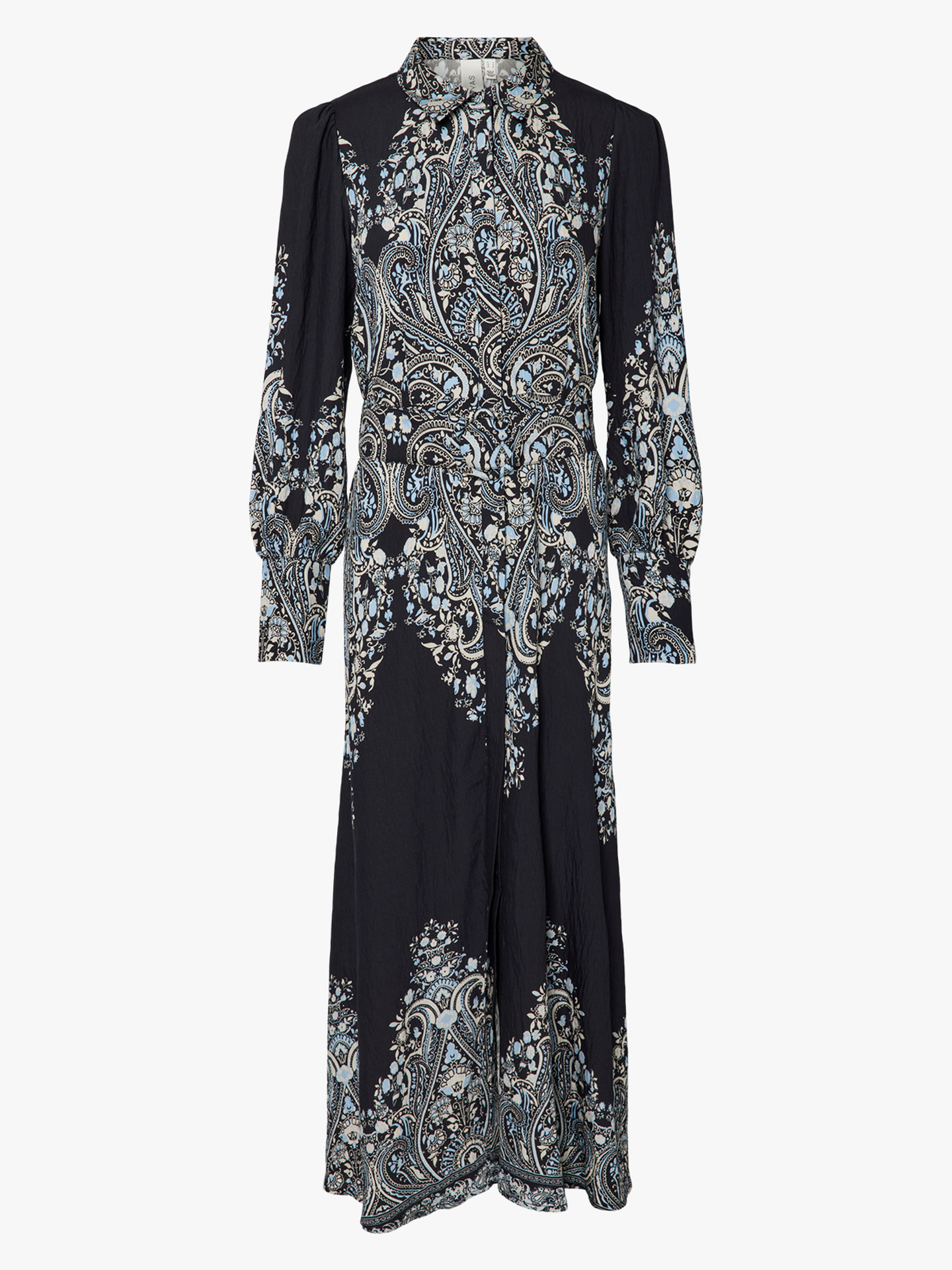 Birma Long Sleeve Long Shirt Dress