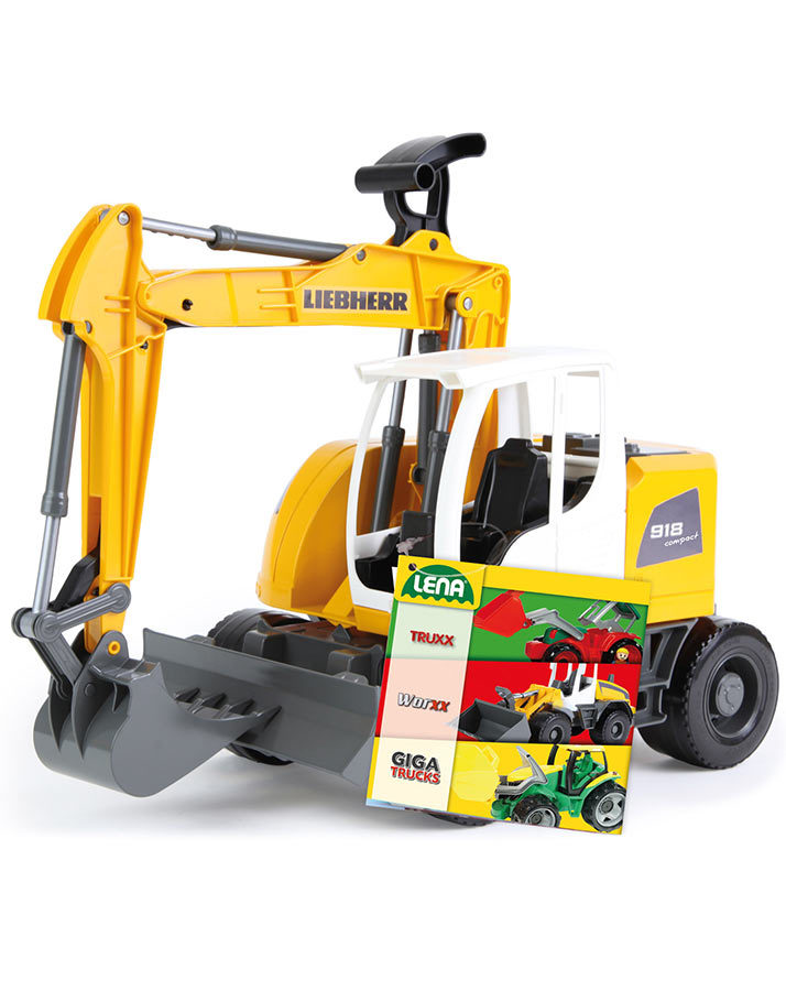 Liebherr-Bagger WORXX in gelb