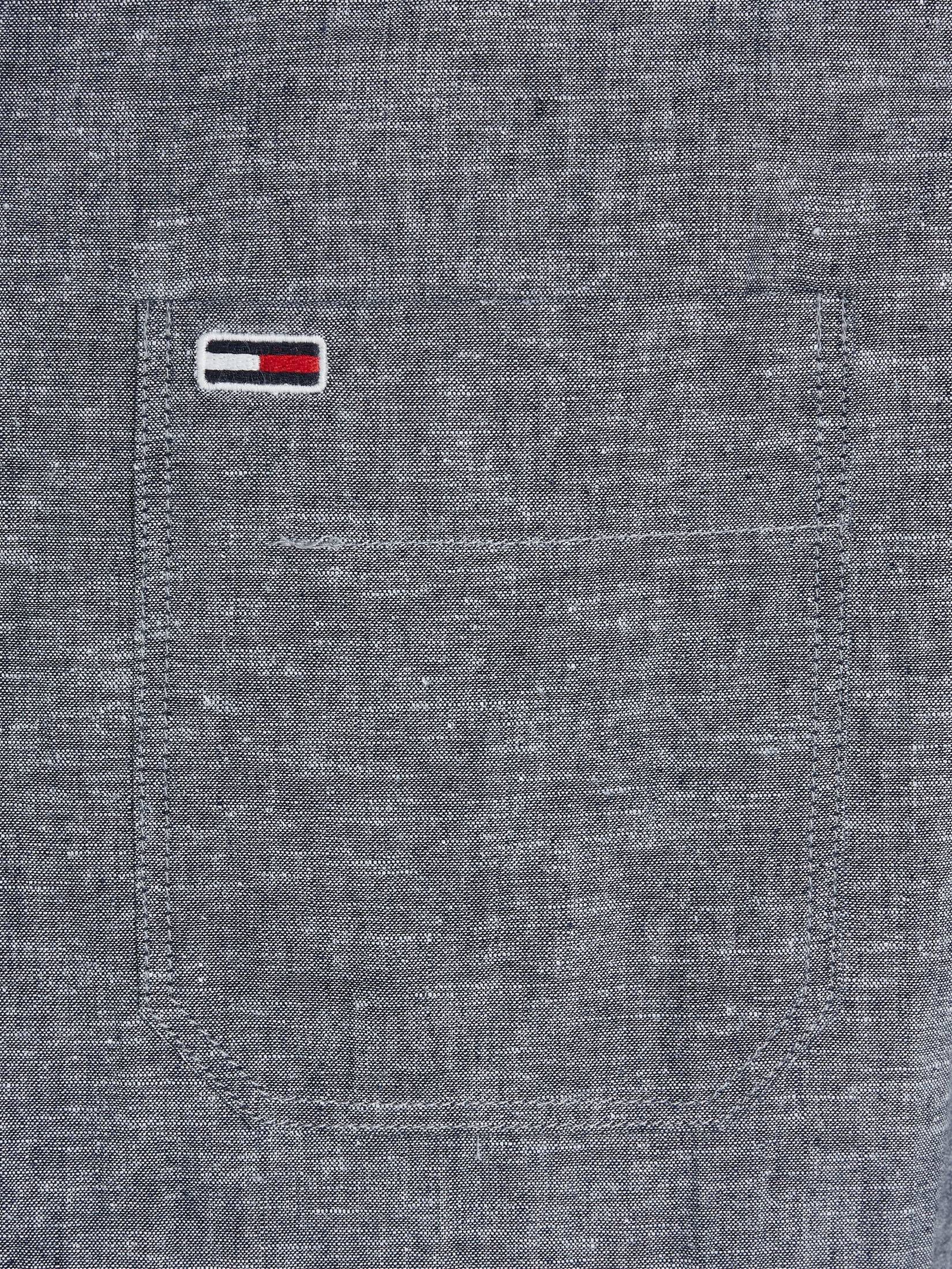 Tommy Jeans| Herren Hemd TJM CLSC LINEN CAMP SHIRT Kurzarm