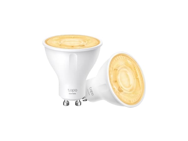 Tapo L610 - LED-pære for søkelys - GU10 - 2.9 W (ekvivalent 50 W) - klasse D - varmt hvitt lys - 2700 K (en pakke 2)