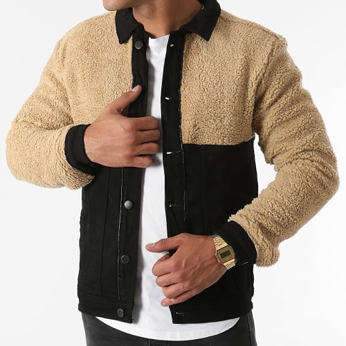 Veste Jean 5925 Noir Beige