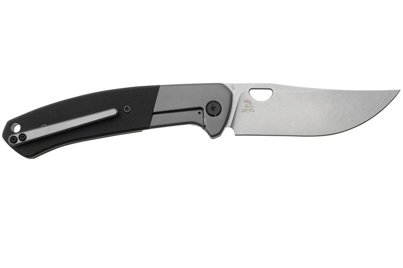 Böker Plus Elso Folder 01BO554, Stonewashed D2, Stainless Steel And G10, zakmes, Kornel Kiss design