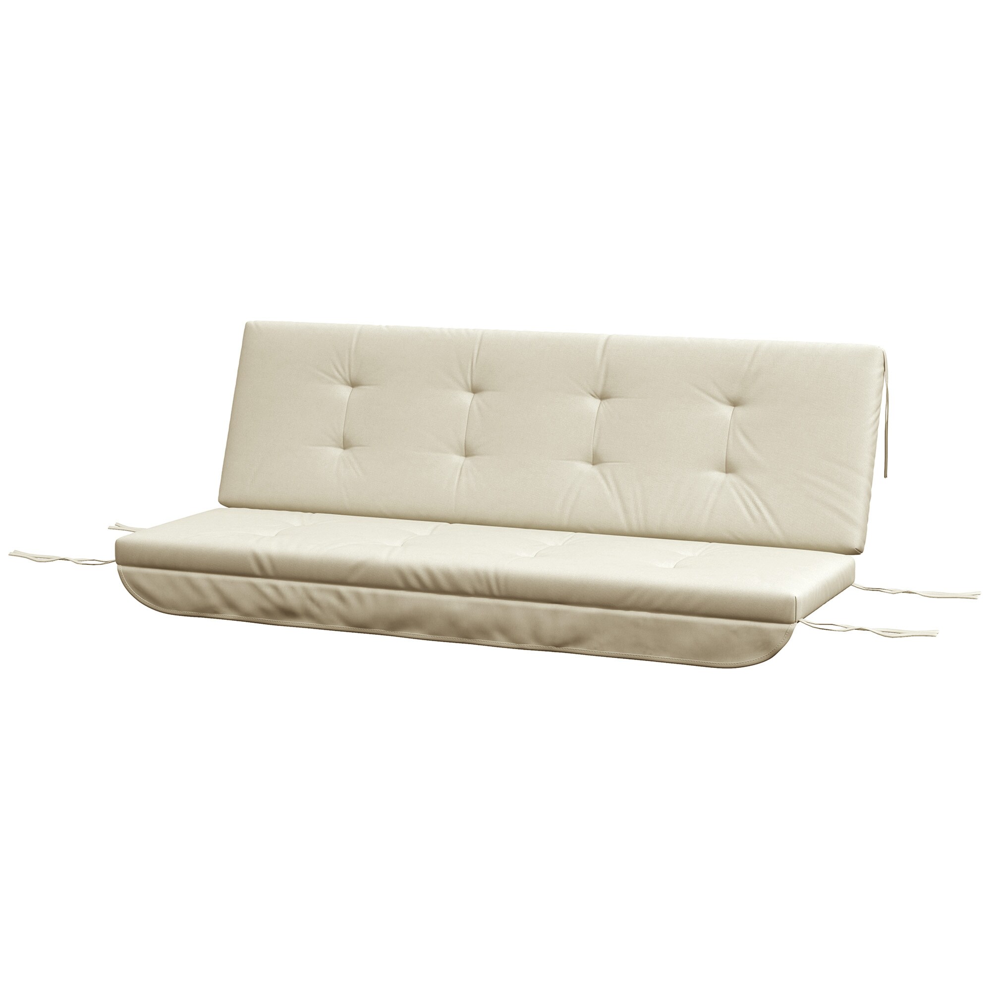 Outsunny Sitzkissen mit 6 Bändern 170L x 100B x 8H cm