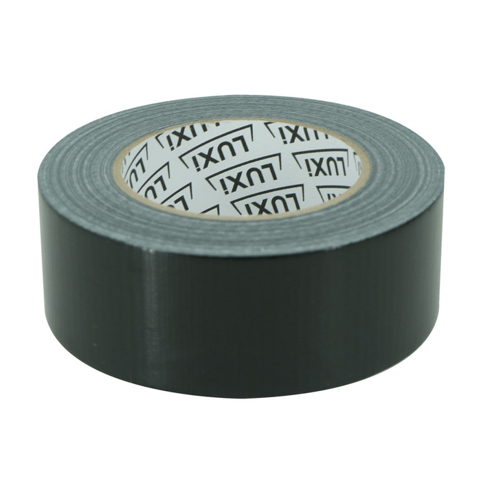 Gaffatape sort 48 mm x 50 meter - Luxi