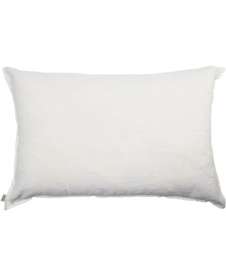 Magasin du Nord Collection Hør vasket gavlpude 60x90 cm. Hvid