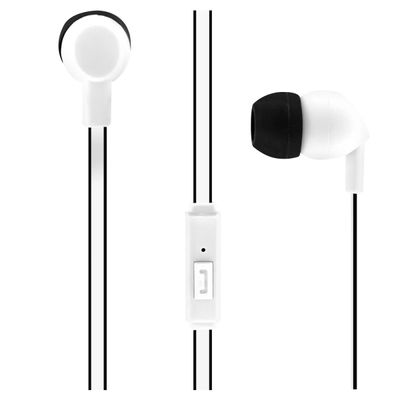 T'nB BE COLOR Kit main libre - Ecouteurs filaire avec micro - intra-auriculaire - blanc