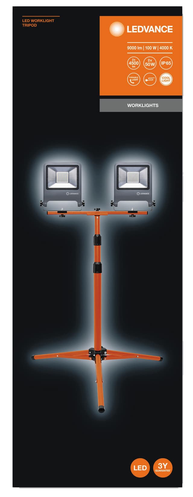 Ledvance LED arbejdslampe tripod 2x50W