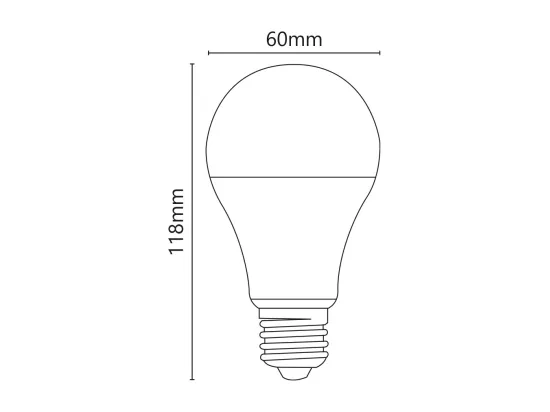 Ampoule LED classique 10W 1000lm 4000K E27