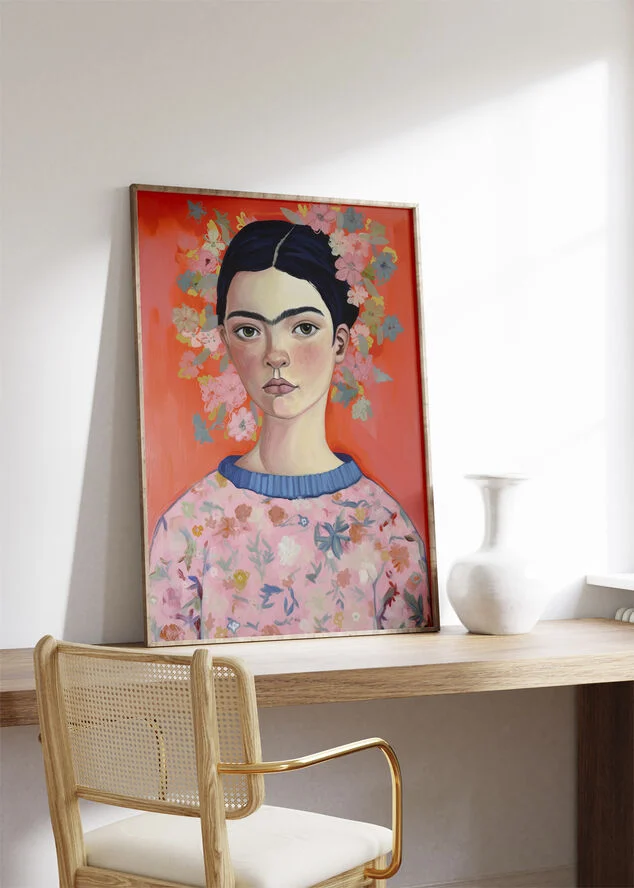 Poster & Frame Treechild - Young Frida Flerfarvet